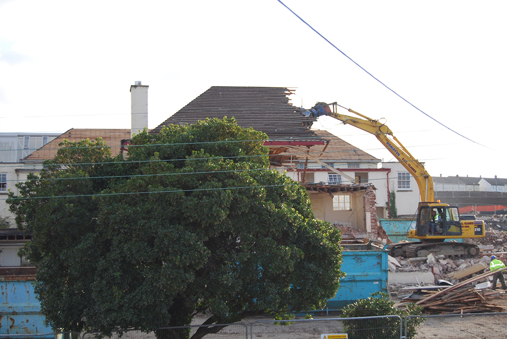 Bideford Grammar School Demolition