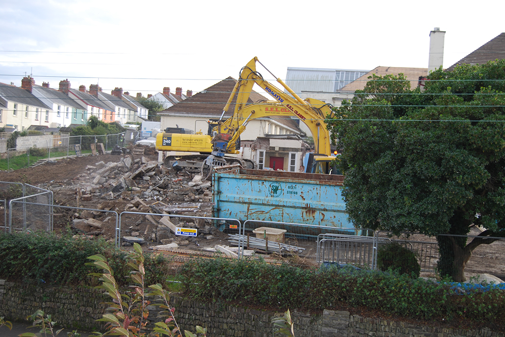 Bideford Grammar School Demolition