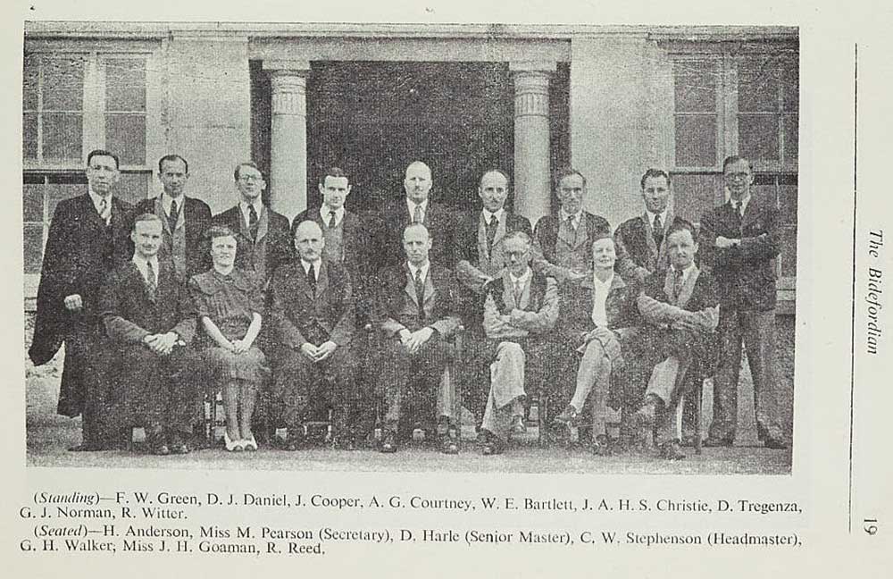 Bideford Grammar School 1948