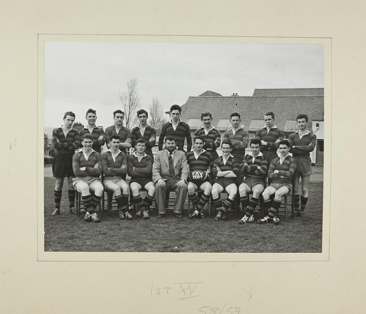 1958-9 First XV with Chappell