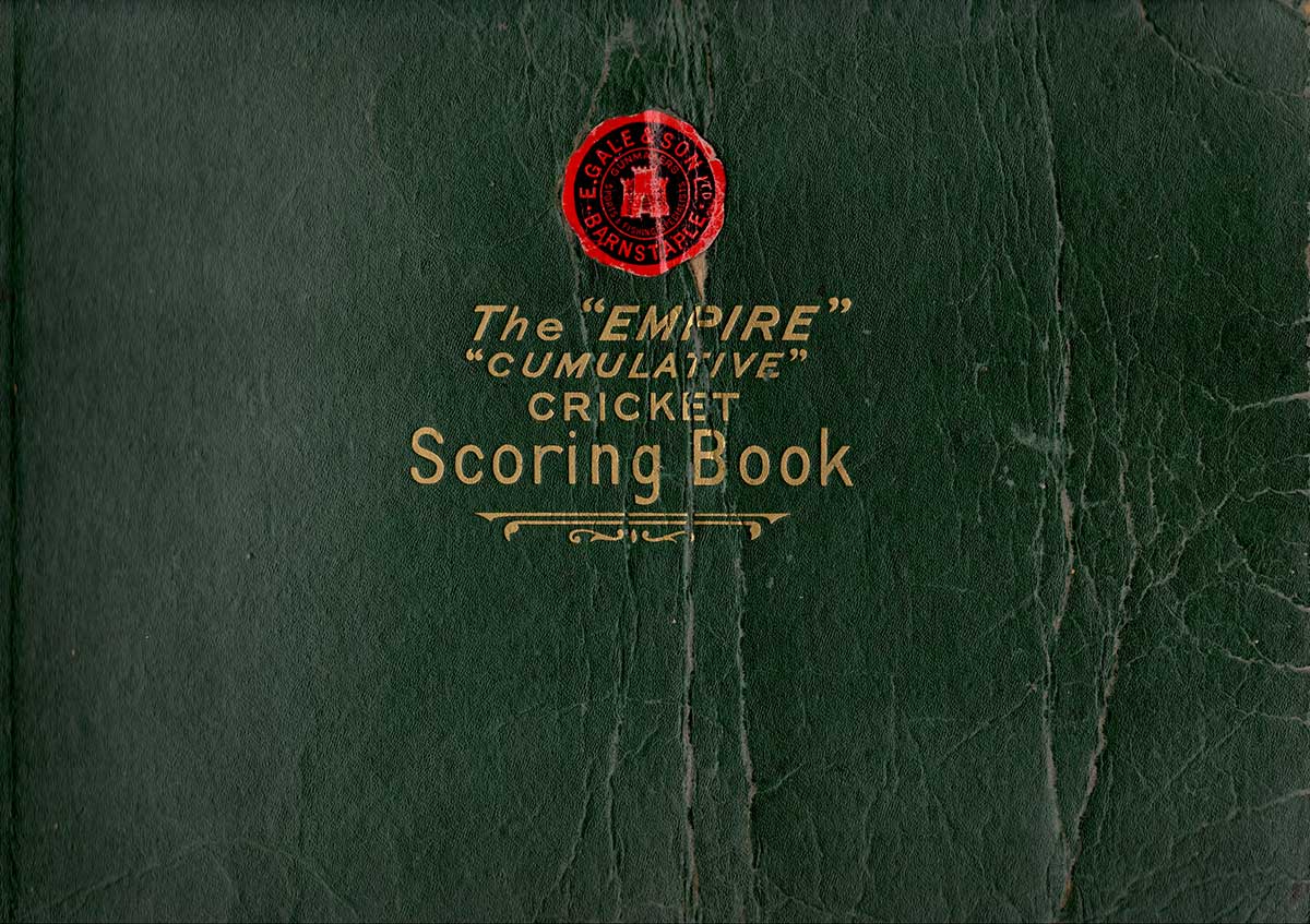 1948-50 OBA Cricket Scoring Book