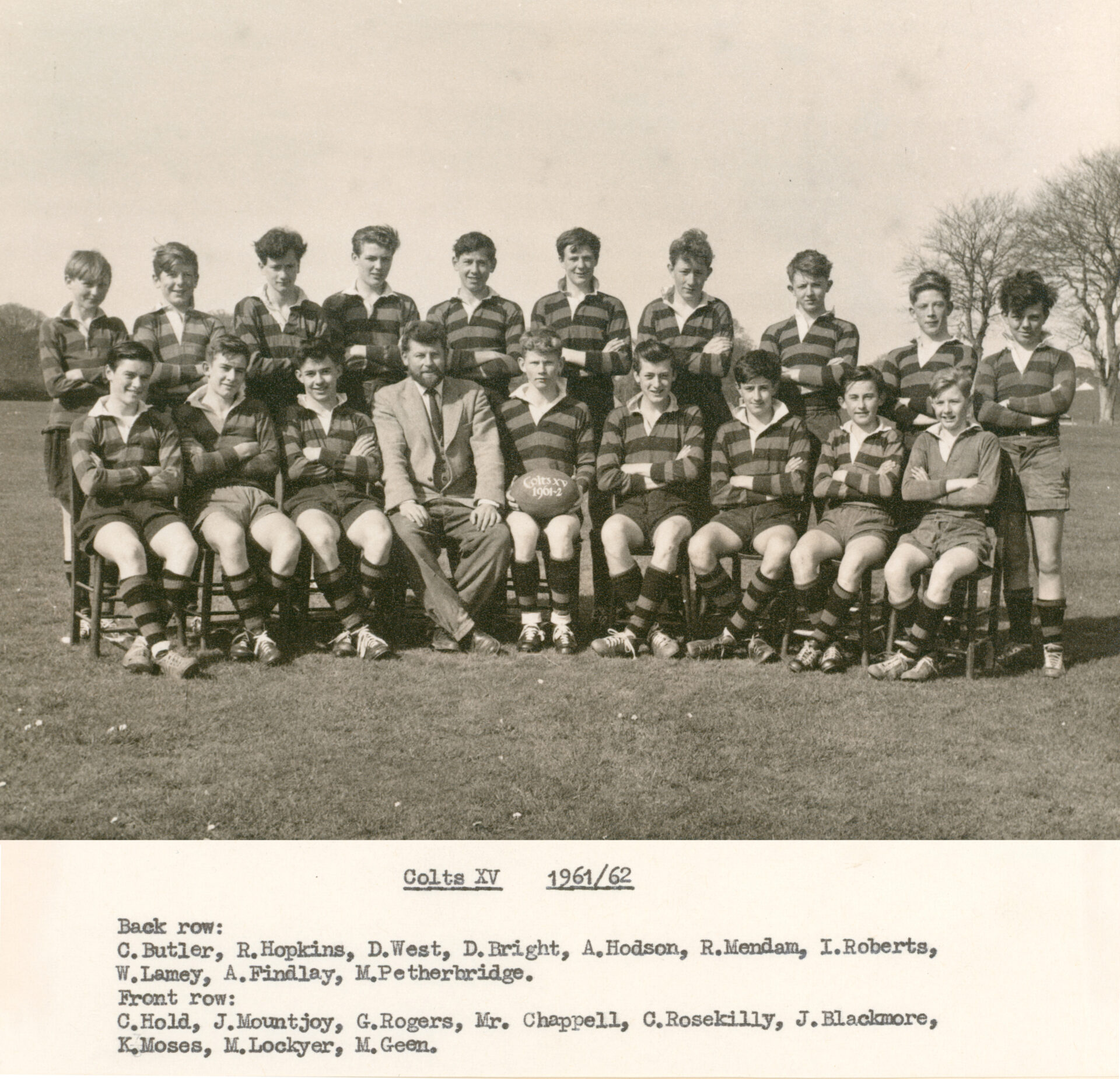 1961-62 Colts XV
