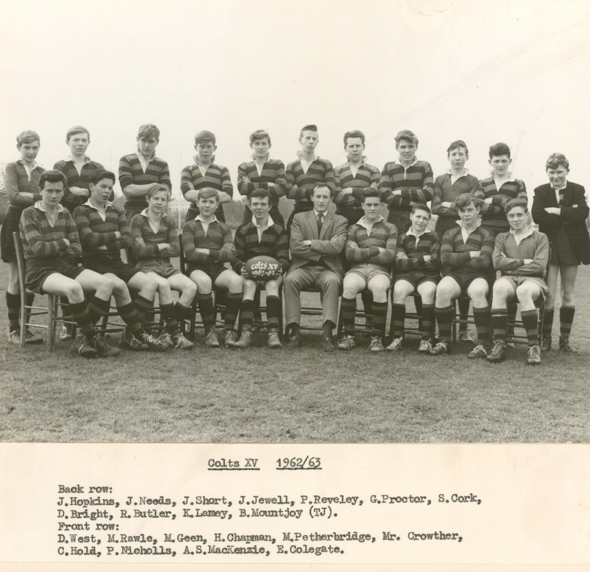 1962-63 Colts XV