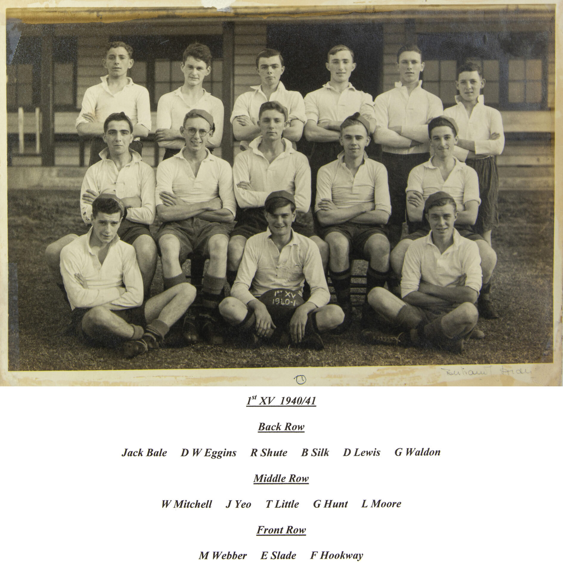 1940-41 1st XV
