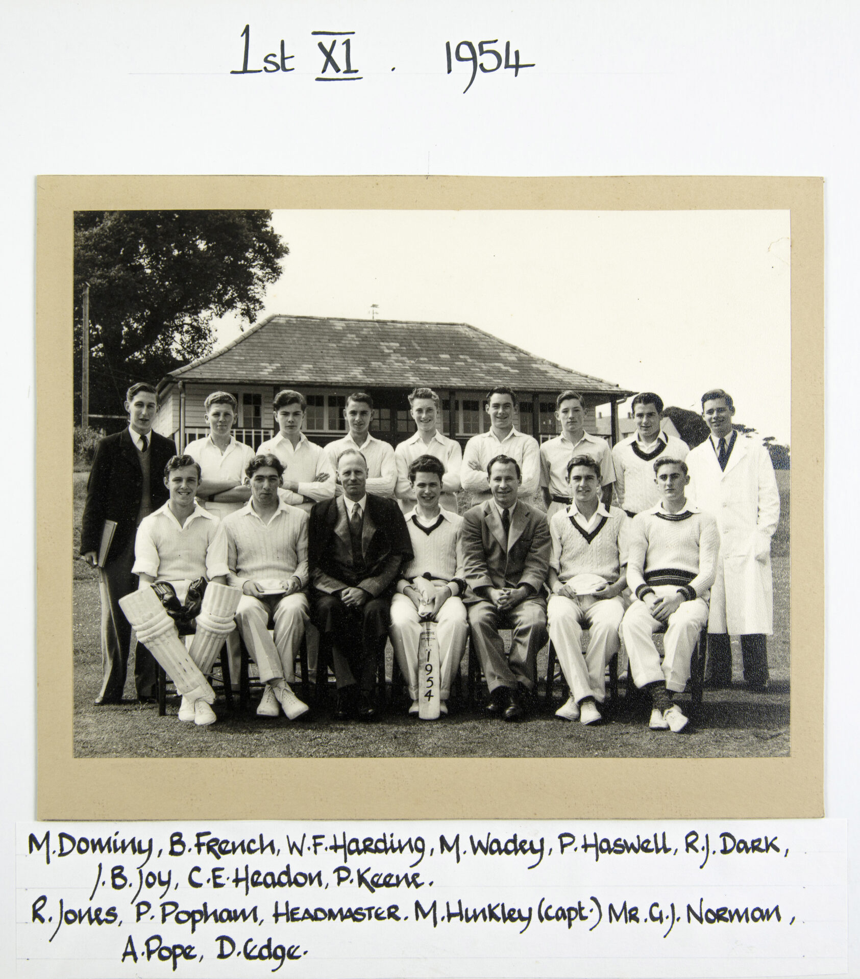 1954 1st XI